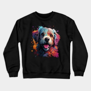 Bichon Frise Rainbow Crewneck Sweatshirt